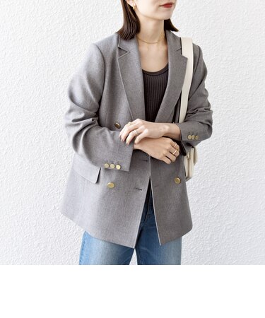 〈洗濯機可能〉アイビー ブレザー ダブル ジャケット