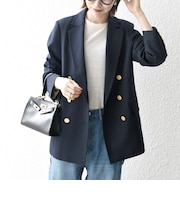 〈洗濯機可能〉アイビー ブレザー ダブル ジャケット