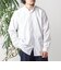 〈洗濯機可能〉ストライプ / ソリッド リラックス バンドカラー シャツ 26AW◇