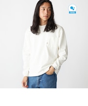 【WEB限定】SHIPS:〈汗染み防止加工〉ワンポイントロゴ ビッグシルエットヘビーウェイトTシャツ