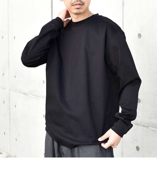 SHIPS any: スムースコットン クルーネック Tシャツ (ロンT)◇
