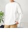 SHIPS any: スムースコットン クルーネック Tシャツ (ロンT)◇