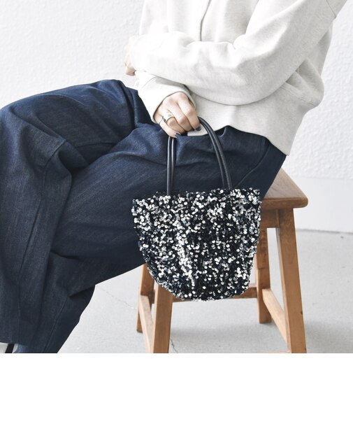 スパンコール 2WAY ショルダー バッグ