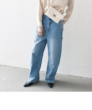 〈洗濯機可能〉コクーンペインター デニムパンツ［SHIPS any DENIM］