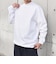 スムースコットン モックネック Tシャツ (ロンT)◇
