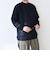 スムースコットン モックネック Tシャツ (ロンT)◇
