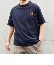 【WEB限定】SHIPS any: BLAH BLAH BLAH.ワンポイント 刺繍 ルーズ Tシャツ(ユニセックス)◇