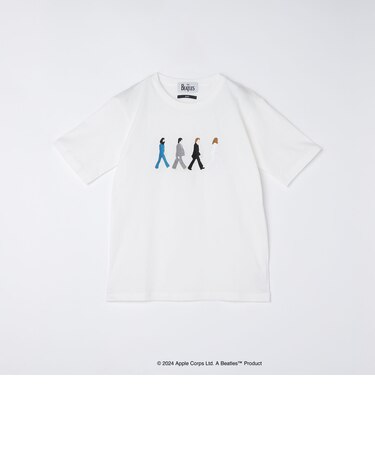 【WEB限定】SHIPS: THE BEATLES エンブロイダリー Tシャツ