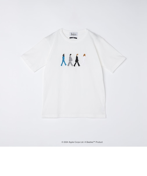 【WEB限定】SHIPS: THE BEATLES エンブロイダリー Tシャツ