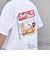 SHIPS any: SNOOPY コラボ カルチャー グラフィック バック プリント Tシャツ◇
