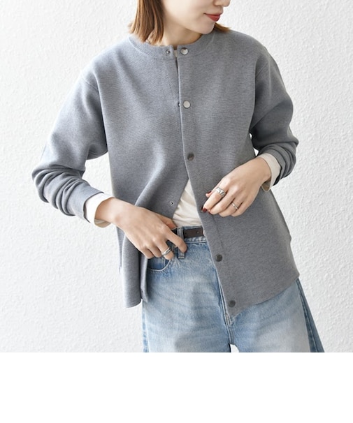 〈手洗い可能〉ミラノリブ クルーネック カーディガン 26AW◇