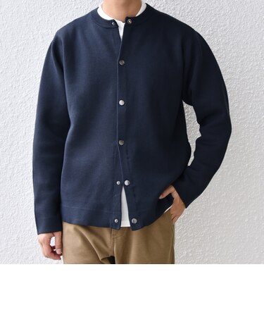 〈手洗い可能〉ミラノリブ クルーネック カーディガン 26AW◇