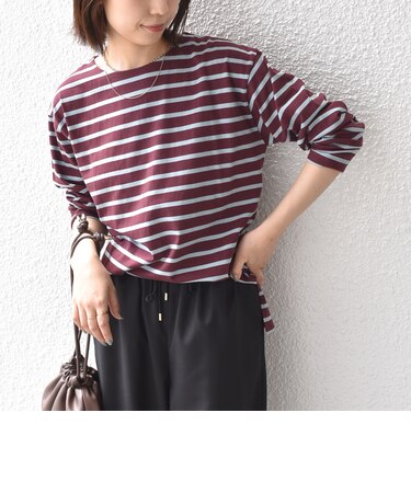 《一部追加予約》〈洗濯機可能〉コットン レイヤード TEE 3(ロンT)◆