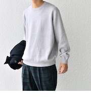 SHIPS any: 〈手洗い可能〉コットン カシミヤ スウェットライク ニット 24FW◇