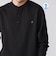 【WEB限定】SHIPS:〈抗菌・防臭〉ワンポイントロゴ バーズアイ ヘンリーネック 長袖 Tシャツ