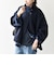 【WEB限定】リバー スタンドカラー ポンチョ ショート コート