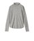 SHIPS Primary Navy Label:ウール フライス ジャージー タートルネック