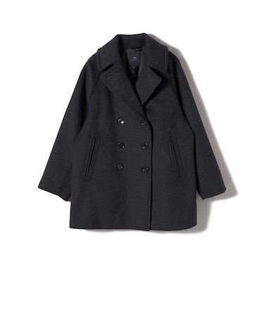 SHIPS Primary Navy Label:ネイビー Pコート