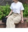 【WEB限定】SHIPS: SHIPSロゴ プリント ポケット Tシャツ