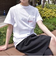 【WEB限定】SHIPS: SHIPSロゴ プリント ポケット Tシャツ