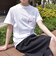 【WEB限定】SHIPS: SHIPSロゴ プリント ポケット Tシャツ