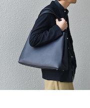 スプリット レザー トートバッグ (クラッチバッグ付き) 26AW◇
