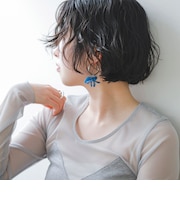 quaranciel: カラー フラワー フープ ピアス