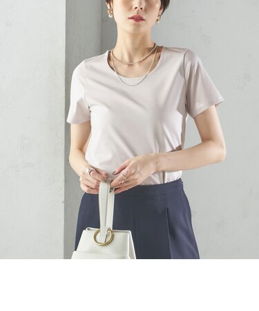 〈手洗い可能〉SORONA(R) クルーネック TEE