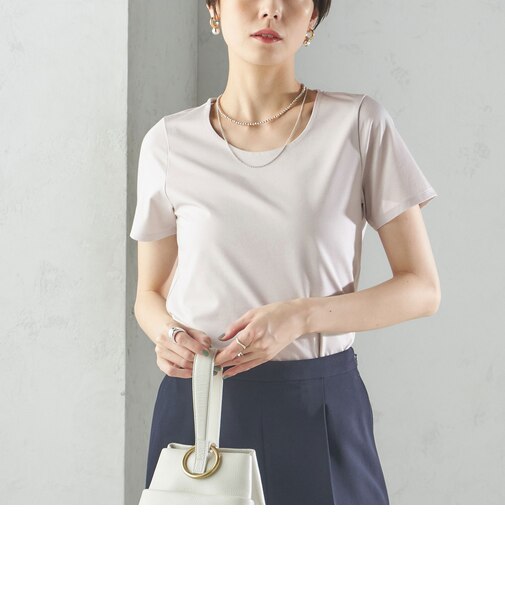 〈手洗い可能〉SORONA(R) クルーネック TEE