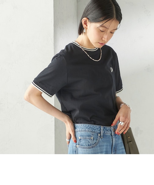 FRED PERRY:M1588 TWIN TIPPED TEE