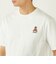 SHIPS Colors: TeddyBear(R) プリント & ステッチ Tシャツ◇