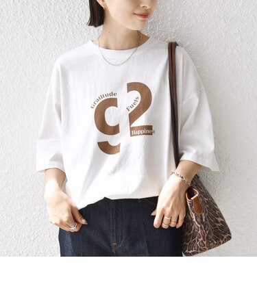 【SHIPS別注】81BRANCA:ロゴ 5分袖 TEE