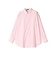 SHIPS Primary Navy Label:コットン タイプライター ビッグ シャツ