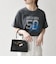 【WEB限定/SHIPS any別注】THE KNiTS:〈洗濯機可能〉ラウンドヘム プリント ショート TEE