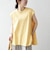 〈接触冷感/汗染み防止加工/洗濯機可能〉Aライン フレンチスリーブ TEE