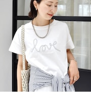 【WEB限定】ファンシー コード 刺繍 ロゴ TEE