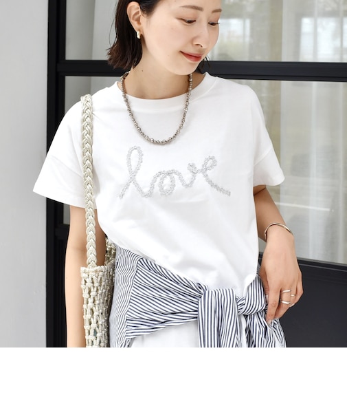 【WEB限定】ファンシー コード 刺繍 ロゴ TEE