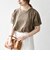 〈UVカット/接触冷感/吸水速乾/洗濯機可能〉USAコットン ツイスト TEE
