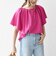 SHIPS any:〈UVカット/接触冷感/吸水速乾/洗濯機可能〉USAコットン フレア TEE