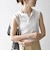 SHIPS any:〈洗濯機可能〉ワッフル ヘンリーネック 2WAY ノースリーブ TEE