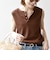 SHIPS any:〈洗濯機可能〉ワッフル ヘンリーネック 2WAY ノースリーブ TEE