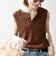 SHIPS any:〈洗濯機可能〉ワッフル ヘンリーネック 2WAY ノースリーブ TEE