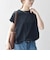 〈接触冷感/汗染み防止加工/洗濯機可能〉ドロスト フレンチスリーブ TEE