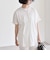 quaranciel:〈接触冷感/汗染み防止/洗濯機可能〉スリット ルーズ チュニック TEE