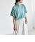 quaranciel:〈接触冷感/汗染み防止/洗濯機可能〉スリット ルーズ チュニック TEE