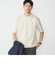 【WEB限定】SHIPS: テレワーク ビズ ワンポイントロゴ ポンチ Tシャツ