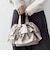 【WEB限定】チャーム 付き フリル 巾着 ショルダー