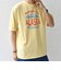 SCREEN STARS: ガーメントダイ フェード カラー レトロ グラフィック Tシャツ◇