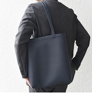 SHIPS any: スプリット レザー スマート トートバッグ◇