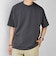 SHIPS any: JAPAN MADE ハイゲージ コットン リラックス リブネック Tシャツ◇